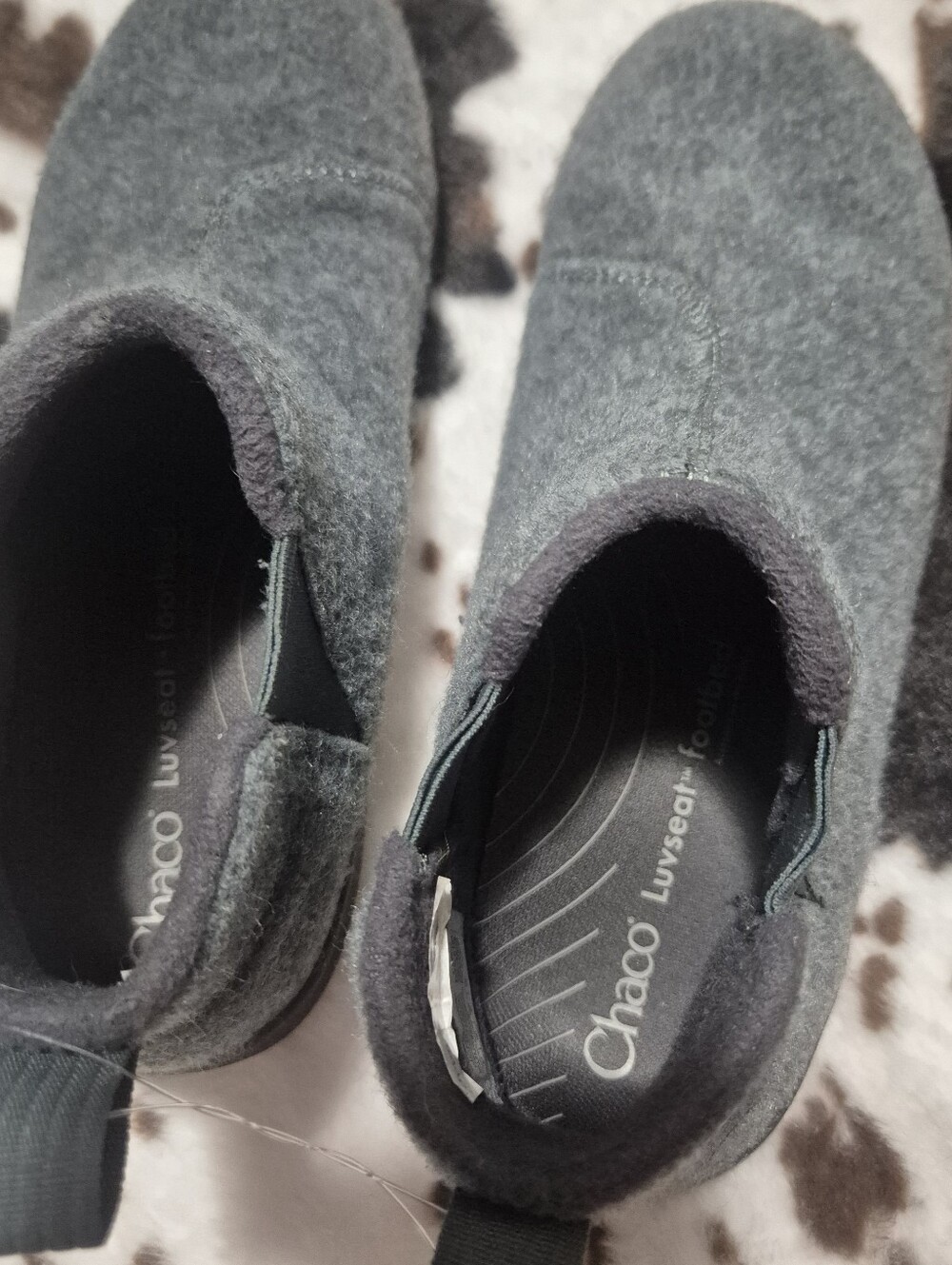 Chaco Gray Wool Chelsea Boot - Comfort Slip-On Bootie :9 - Picture 9 of 13